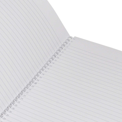 FIS Light Spiral Soft Cover Notebook, 100 Sheets, 10 Piece, LINB1081707S, White