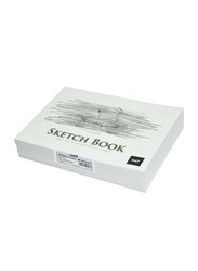 Light 12-Piece Binded Sketch Book Set, 20 Sheets, A4 Size, LISKB20A41501, White