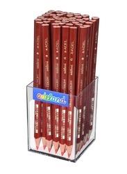 Adel 48-Piece Jumbo Copying Pencil Set, ALPE2063140106, Red