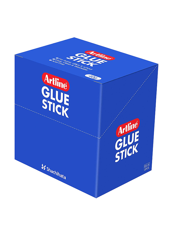 Artline Glue Stick 40g, 12 Pieces, White
