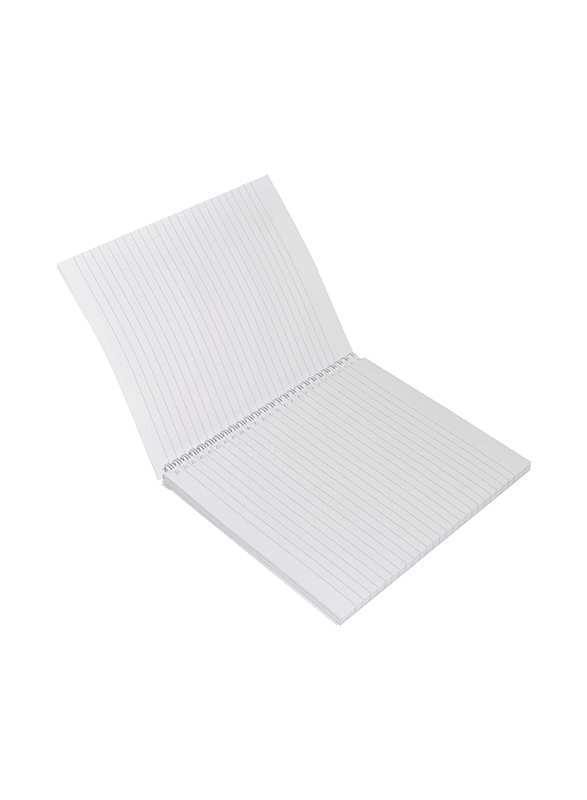 Light 10-Piece Spiral Soft Cover Notebook, Single Line, 100 Sheets, LINB971701S, Black/White