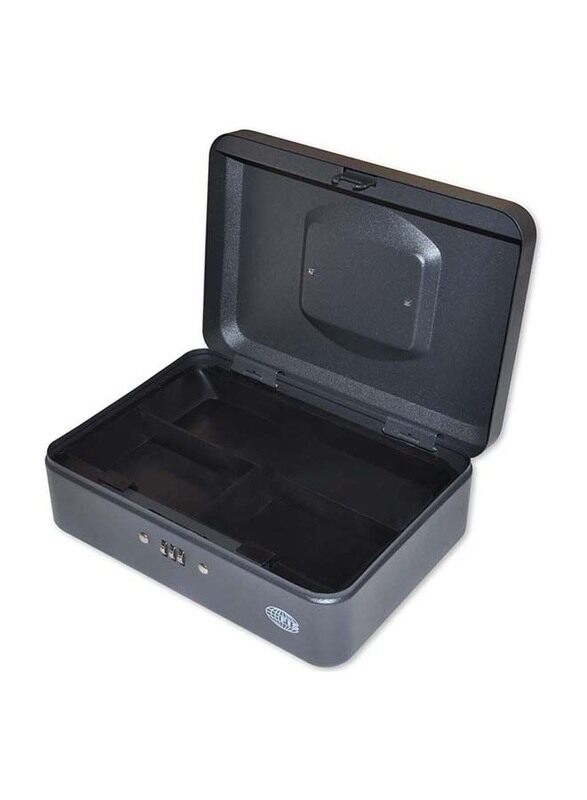 

FIS Cash Box with Number, 10 Inch, FSCPTS0027BK, Matt Finish Black