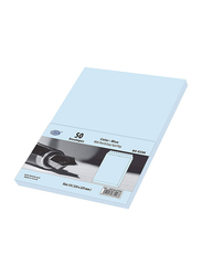 FIS Colour Peel & Seal Envelopes, 50-Piece, 80 GSM, C4 (324 x 229mm), Pastel Blue