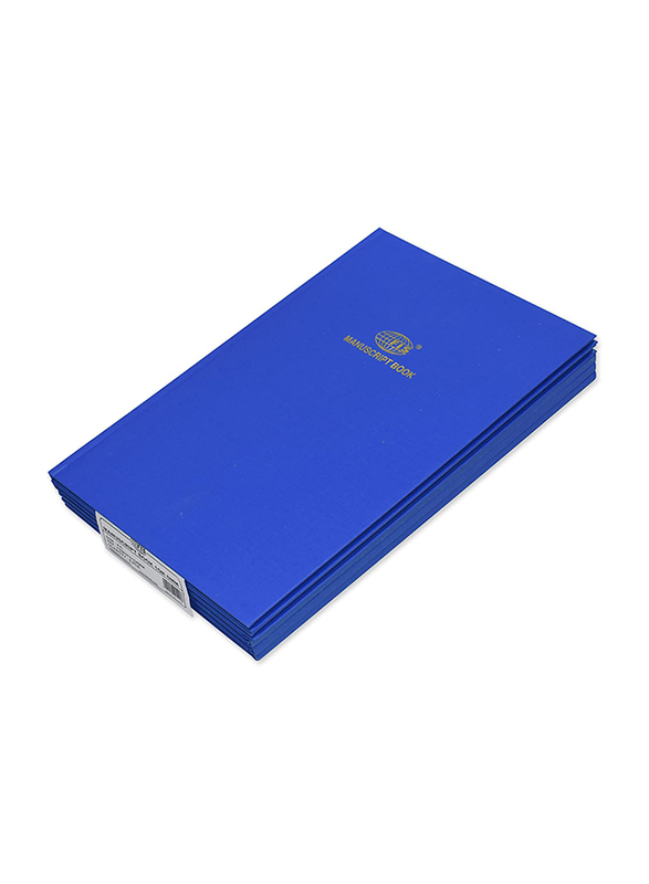 FIS Manuscript Notebook, 5mm Square, 1 Quire, 48 Sheet, FSMNFS1Q5MM, Blue