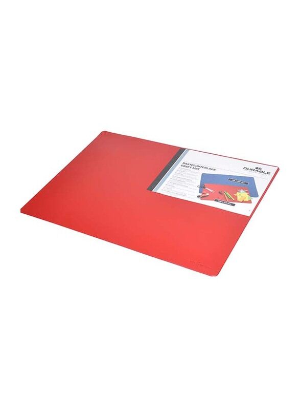 

Durable 10-Piece Craft Cutting Mat Set, 42 x 30cm, DUCH701103, Red