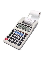 FIS 12-Digit 1-Color Printing Calculator, FSCACP-672, White/Grey