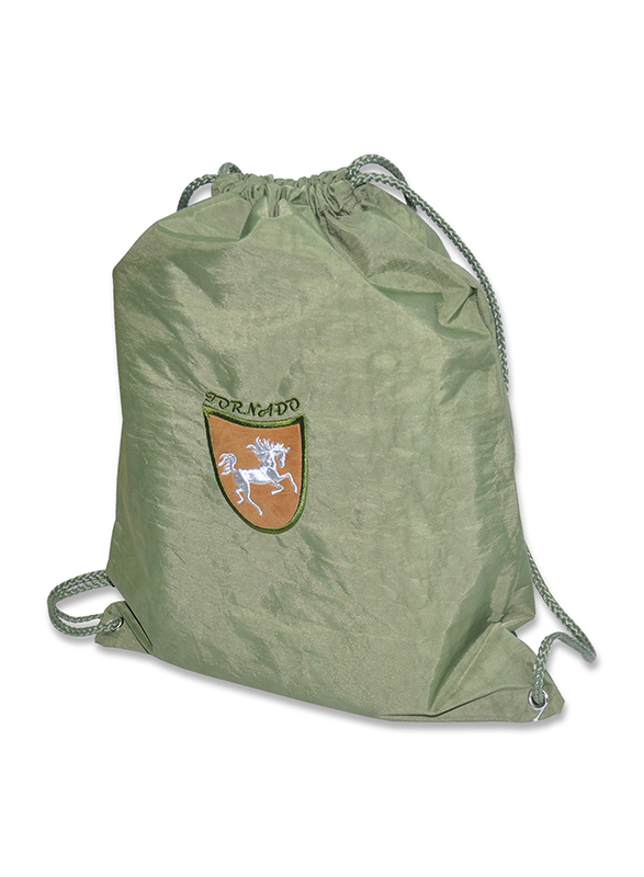 Penball Horse Design Beach Bag, Green