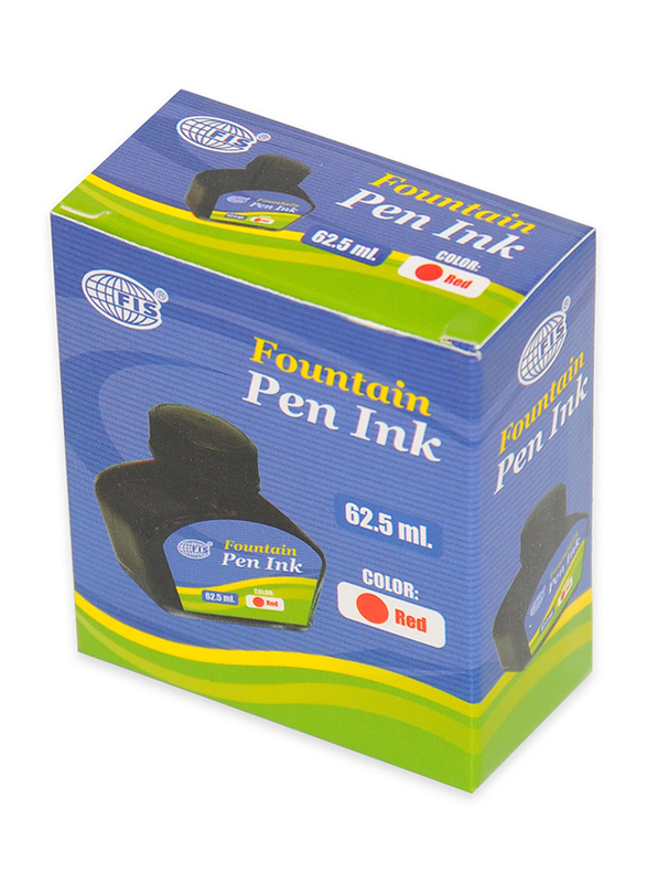FIS Fountain Pen Ink, 62.5ml, Red