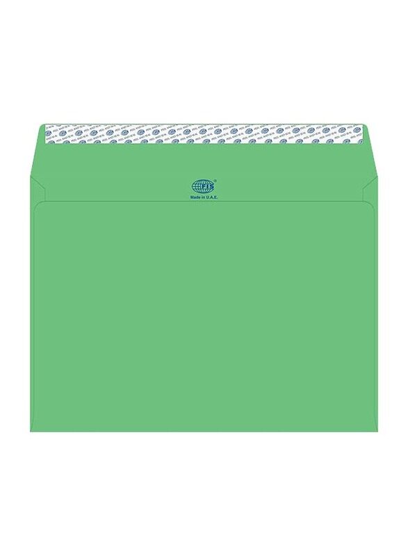 

FIS Colour Peel & Seal Envelopes, 50-Piece, 80 GSM, C4 (229 x 324mm), Neon Green