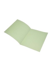 FIS Kendal Manila Square Cut Folders without Fastener, 225GSM, A4 Size, 100 Pieces, FSFF9A4KGR, Green