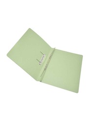 FIS Transfer File Set with Fastener, English, 320GSM, F/S Size, 50 Pieces, FSFF4EGR, Green