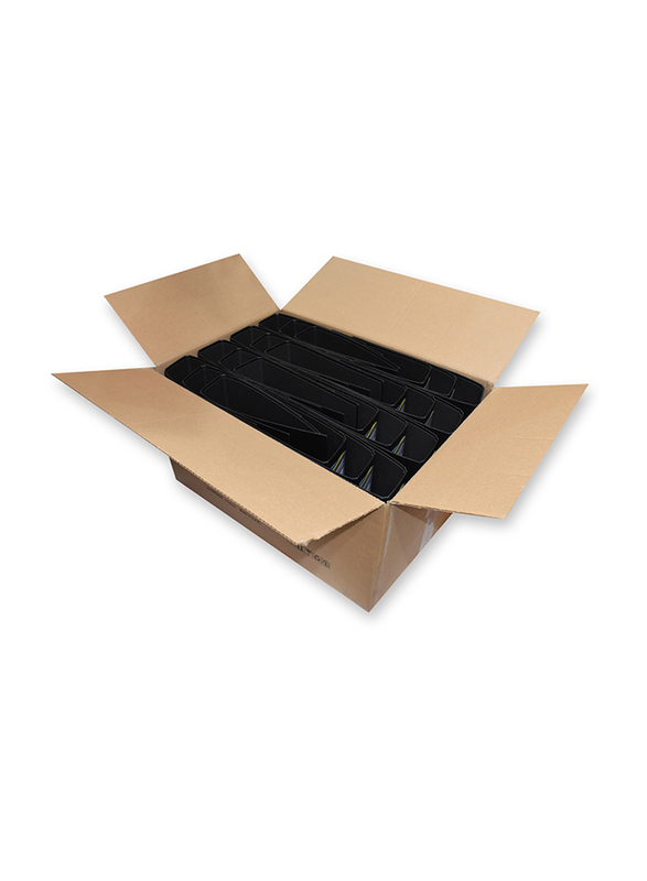 FIS PP Lever Arch Box File, 8cm, A4 Size, 24 Pieces, FSBF8A4PBKF, Black
