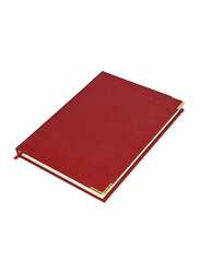FIS Executive 2023 Italian PU Padded English Diary, 384 Sheets, 70 GSM, FSDI88EP23MR, Maroon