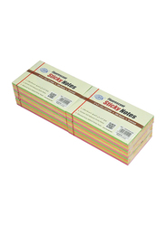 إف أي إس مجموعة أوراق الملاحظات اللاصقة الفلورية المتنوعة ، 3 × 5 بوصة ، 6 × 200 ورقة ، FSPO354C200 ، متعدد الألوان