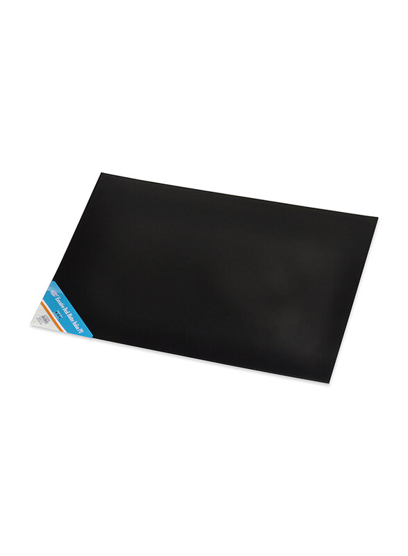 

FIS Executive Italian PU Desk Blotter Soft, Black