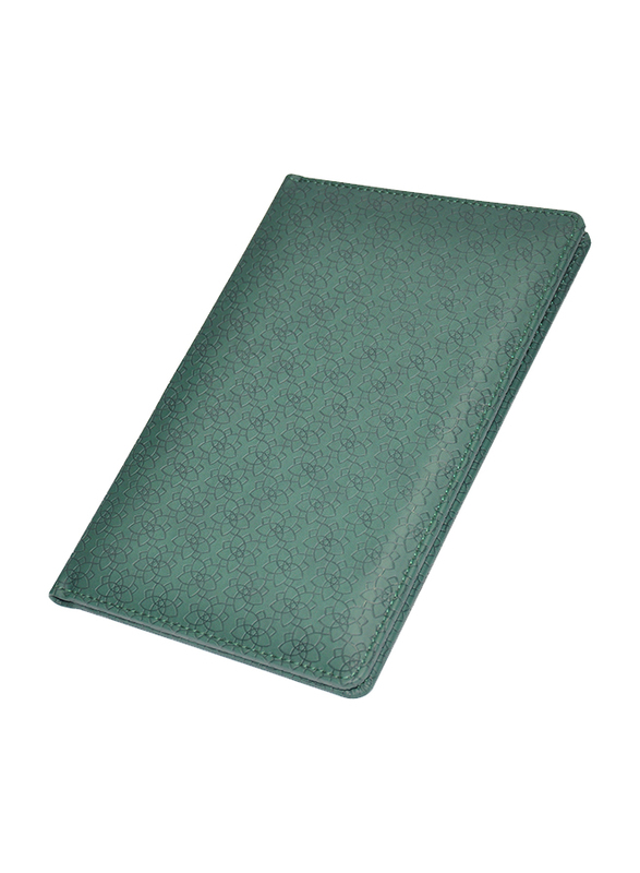 FIS Executive Italian PU Bill Folder with Magnet Flap, 150 x 245mm, FSCLBFGRD5, Green