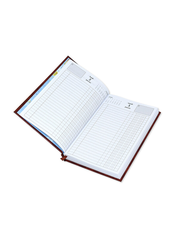 

FIS 2023 French Diary, A5 Size, FSDI29FR23BR, Brown
