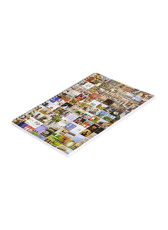 FIS 10-Piece Spiral Soft Cover Single Line Note Book, 100 Sheets, A4 Size, FSNBA41903S, White