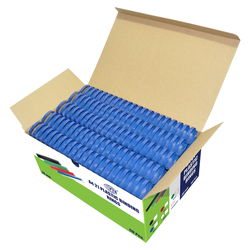 FIS 38mm Plastic Binding Rings with 340 Sheets Capacity, 50 Piece, FSBD38BL, Blue