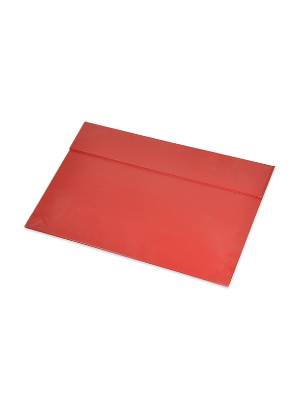 FIS PVC Desk Blotter, Red