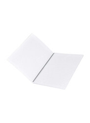 FIS 10-Piece Spiral Soft Cover Single Line Note Book, 100 Sheets, A4 Size, FSNBA41907S, White