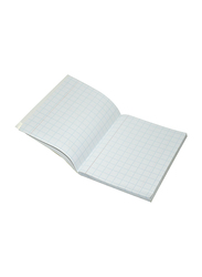 FIS Exercise Note Books, 15mm Square with Left Margin, 200 Pages, 6 Pieces, FSEBSQ15200N, Yellow