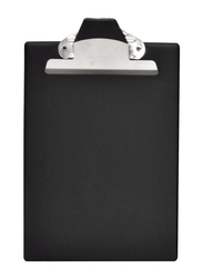 FIS PVC Jumbo Clip Board with Rubber Handle, A4 Size, FSCBRHFCBK, Black