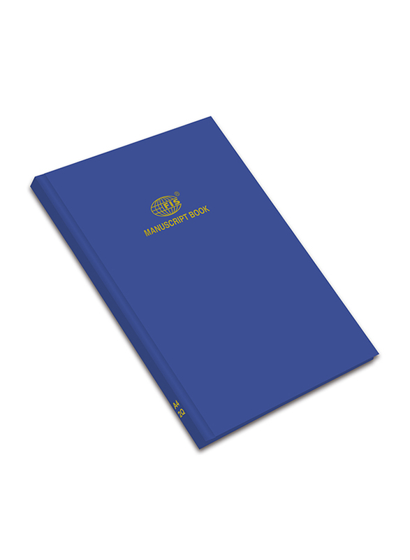 FIS Manuscript Notebook, 5mm Square, 2 Quire, 192 Sheets, 210 x 297mm, A4 Size, Fsmna44q5mm, Blue