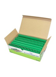 FIS 32mm Plastic Binding Rings, 280 Sheets Capacity, 50 Pieces, FSBD32GR, Green
