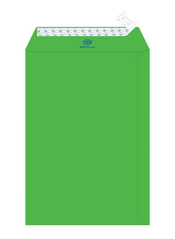 

FIS Colour Peel & Seal Envelopes, 50-Piece, 80 GSM, 10 x 7-Inch, Neon Green