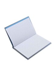 FIS Hard Cover Single Line Notebook, 5 x 100 Sheets, FSNBA5SL100ASBL, Sierra Blue