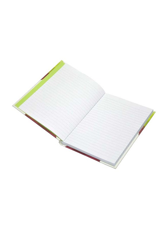 Light 5-Piece Hard Cover Notebook, Single Line, 100 Sheets, A4 Size, LINBA41804, Multicolour