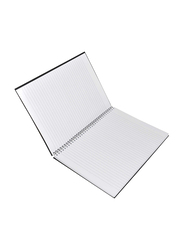 Light Hard Cover Spiral Notebook Set, 100 Sheets, A4 Size, 5 Pieces, Single Line, LINBSA41710, Multicolour