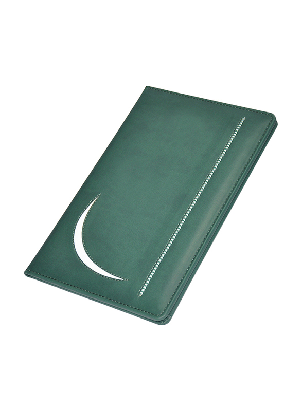 FIS Italian PU Bill Folders Covers with Round Corners, 150 x 245mm, FSCLBF16GR, Green