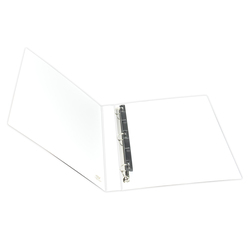 FIS 3D Ring Presentation Binder, A4 Size, 15mm Ring Size, 1.25 Inch Spine, FSBD315DPB, White