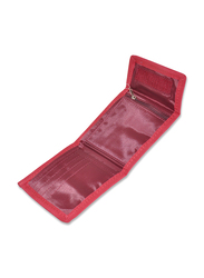 Penball Horse Design Tri-Fold Wallet for Women, Red