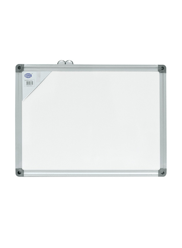 FIS Double Side White Boards with Aluminium Frame, 20 x 30 cm, Multicolour