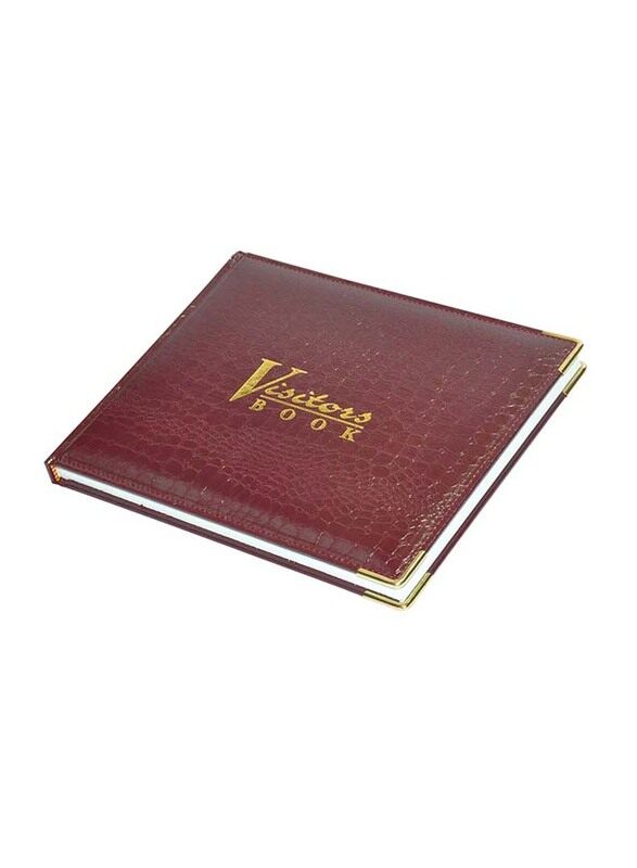 

FIS English Visitors Book, 25 x 20cm, FSCLVISITORE, Maroon