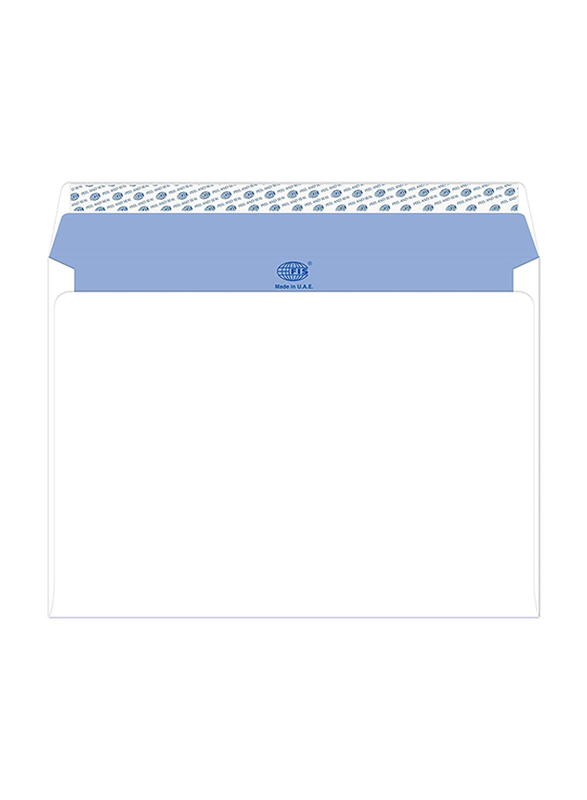 FIS Peel & Seal Envelope with Inner Print, 100GSM, 229 x 324mm, 50 Pieces, FSWE1042PI50, Blue/White