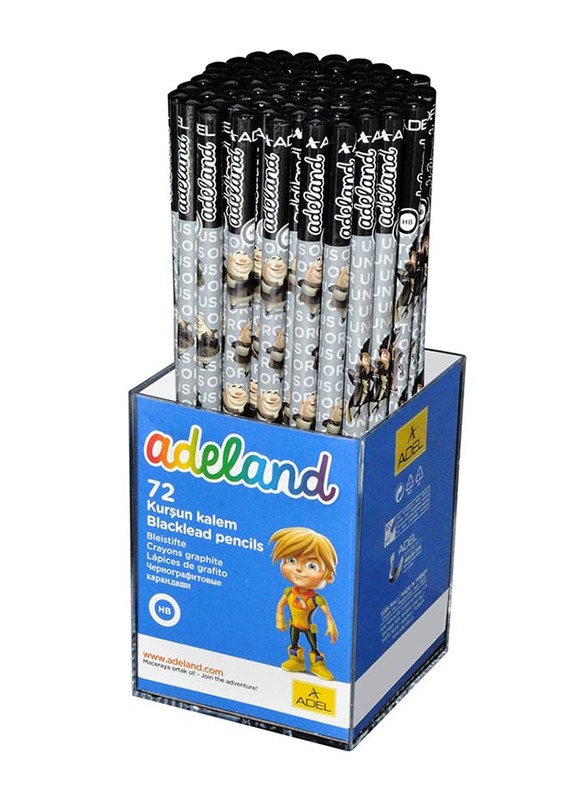 Adeland 72-Piece Granoter Blacklead Pencil Set, ALPE2061130120, Multicolor