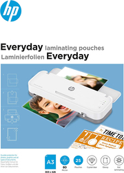 HP Everyday Laminating Pouch, A3 Size, 80 Micron, 25 Pieces, OLLM9152, Clear