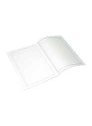 FIS Oman Exercise Book with PVC Cover, 18 x 25cm, 12 x 240 Pages, FSNBOM1825120, White