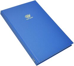 FIS Cash Book with Azure Laid Ledger Paper, F/S Size, 2 Quire, 210 x 330mm, FSACCTC3Q82, Blue