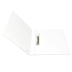 FIS 2D Ring Presentation Binder, A4 Size, 25mm Ring Size, 1.5 Inch Spine, FSBD225DPB, White