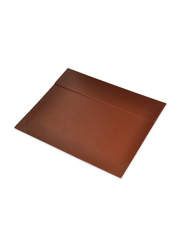 FIS PVC Desk Blotter, Brown