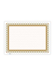 FIS Plain Design Certificate, 10 Sheets, A4 Size, FSCLC002, Multicolour
