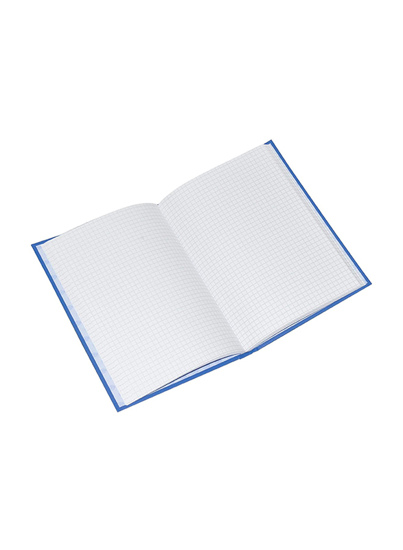 FIS Manuscript Book Set, 5mm Square, 3 Quire, 5 x 144 Sheets, A5 Size, FSMNA53Q5MM, Blue