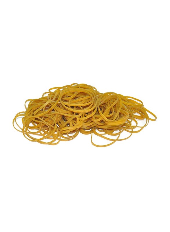 FIS Pure Rubber Bands, 32 Size, Yellow