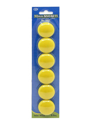 FIS Colored Magnet Set, 3 Pack, FSMI203040YL/3, Yellow