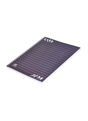 FIS Spiral Soft Cover Single Line Notebook Set, 10 x 8 inch, 10 Piece x 100 Sheets, FSNB1081905S, Purple
